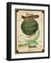 Vintage Sweet Melon Seed Packet-null-Framed Giclee Print