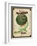 Vintage Sweet Melon Seed Packet-null-Framed Giclee Print