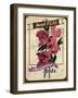 Vintage Sweet Peas Packet-null-Framed Giclee Print