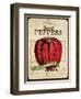 Vintage Sweet Pepper Seed Packet-null-Framed Giclee Print