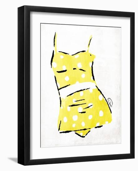 Vintage Swimsuit 2-OnRei-Framed Art Print