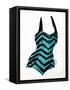 Vintage Swimsuit 4-OnRei-Framed Stretched Canvas
