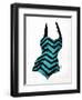 Vintage Swimsuit 4-OnRei-Framed Art Print