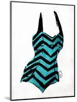 Vintage Swimsuit 4-OnRei-Mounted Art Print