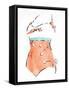 Vintage Swimsuit Pastel 3-OnRei-Framed Stretched Canvas