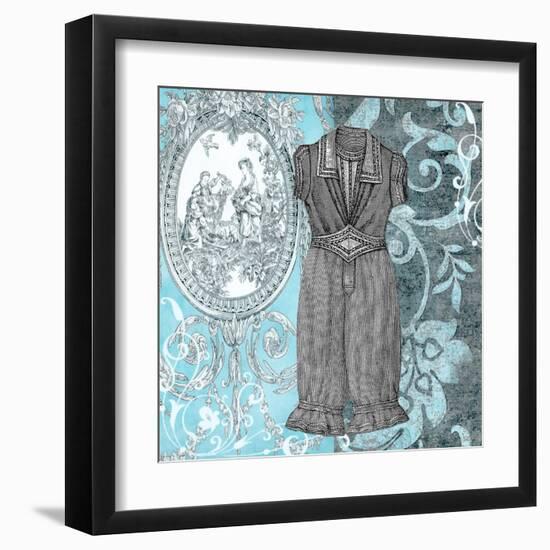 Vintage Swimwear IV-Ricki Mountain-Framed Art Print