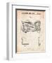 Vintage Table Radio Patent-Cole Borders-Framed Art Print