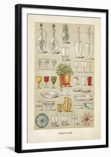 Vintage Tableglass-The Vintage Collection-Framed Giclee Print