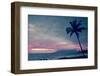 Vintage Take on a Tropical Sunset on Maui in Hawaii-pdb1-Framed Photographic Print