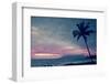 Vintage Take on a Tropical Sunset on Maui in Hawaii-pdb1-Framed Photographic Print