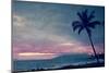 Vintage Take on a Tropical Sunset on Maui in Hawaii-pdb1-Mounted Photographic Print