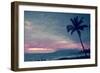 Vintage Take on a Tropical Sunset on Maui in Hawaii-pdb1-Framed Photographic Print