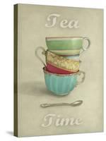 Vintage Tea I-Janie Secker-Stretched Canvas