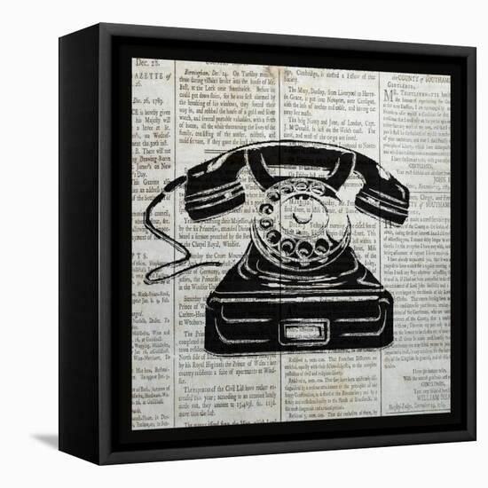 Vintage Telephone-Piper Ballantyne-Framed Stretched Canvas