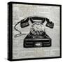 Vintage Telephone-Piper Ballantyne-Stretched Canvas