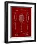 Vintage Tennis Racket Patent-Cole Borders-Framed Art Print