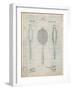 Vintage Tennis Racket Patent-Cole Borders-Framed Art Print