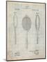 Vintage Tennis Racket Patent-Cole Borders-Mounted Art Print