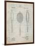 Vintage Tennis Racket Patent-Cole Borders-Framed Art Print