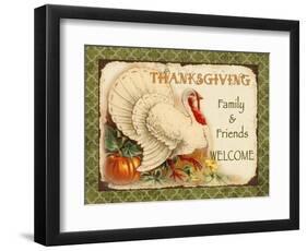 Vintage Thanksgiving-A-Jean Plout-Framed Giclee Print