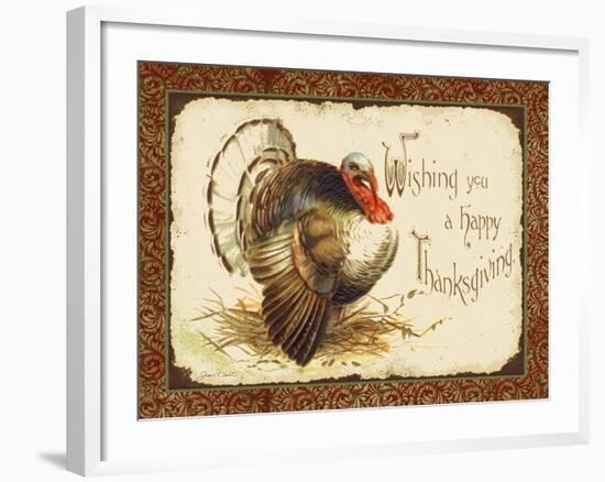 Vintage Thanksgiving-B-Jean Plout-Framed Giclee Print