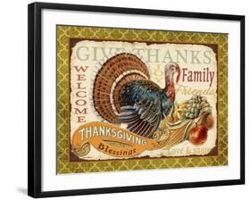 Vintage Thanksgiving-C-Jean Plout-Framed Giclee Print