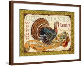 Vintage Thanksgiving-C-Jean Plout-Framed Giclee Print