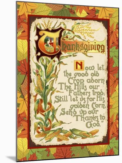 Vintage Thanksgiving-F-Jean Plout-Mounted Giclee Print