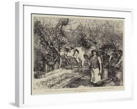 Vintage Time in a Podere or Small Farm at Monte Fiano, Near Florence-Hubert von Herkomer-Framed Giclee Print