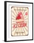 Vintage Tin Sign for Ice Cream-null-Framed Art Print