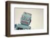 Vintage Tin Toy Robot II-null-Framed Art Print