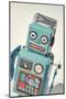 Vintage Tin Toy Robot-null-Mounted Art Print