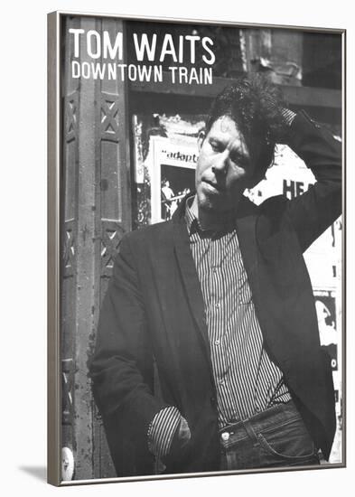 Vintage Tom Waits Downtown Train Music Poster Rare-null-Framed Poster