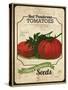 Vintage Tomato Seed Packet-null-Stretched Canvas