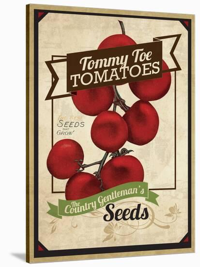 Vintage Tommy Tomato Seed Packet-null-Stretched Canvas