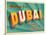 Vintage Touristic Greeting Card - Dubai, United Arab Emirates-Real Callahan-Stretched Canvas