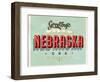 Vintage Touristic Greeting Card-Real Callahan-Framed Art Print