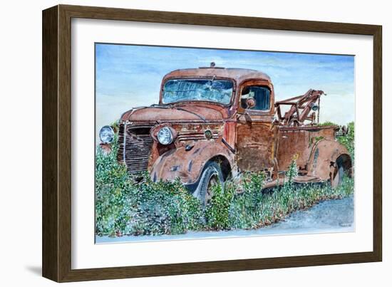 Vintage Tow Truck, 2007-Anthony Butera-Framed Giclee Print