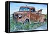 Vintage Tow Truck, 2007-Anthony Butera-Framed Stretched Canvas