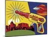 Vintage Toy Laser Gun-Ron Magnes-Mounted Giclee Print