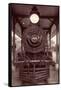 Vintage Train I Sepia-Debra Van Swearingen-Framed Stretched Canvas