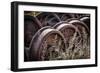 Vintage Train Yard II-Kathy Mahan-Framed Photographic Print