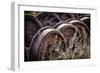 Vintage Train Yard II-Kathy Mahan-Framed Photographic Print