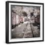 Vintage Train Yard III-Kathy Mahan-Framed Photographic Print