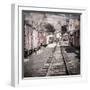 Vintage Train Yard III-Kathy Mahan-Framed Photographic Print
