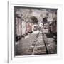 Vintage Train Yard III-Kathy Mahan-Framed Photographic Print