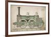 Vintage Train-Vintage Apple Collection-Framed Giclee Print