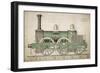 Vintage Train-Vintage Apple Collection-Framed Giclee Print