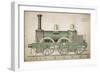 Vintage Train-Vintage Apple Collection-Framed Giclee Print