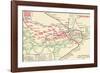 Vintage Transport Map-The Vintage Collection-Framed Giclee Print